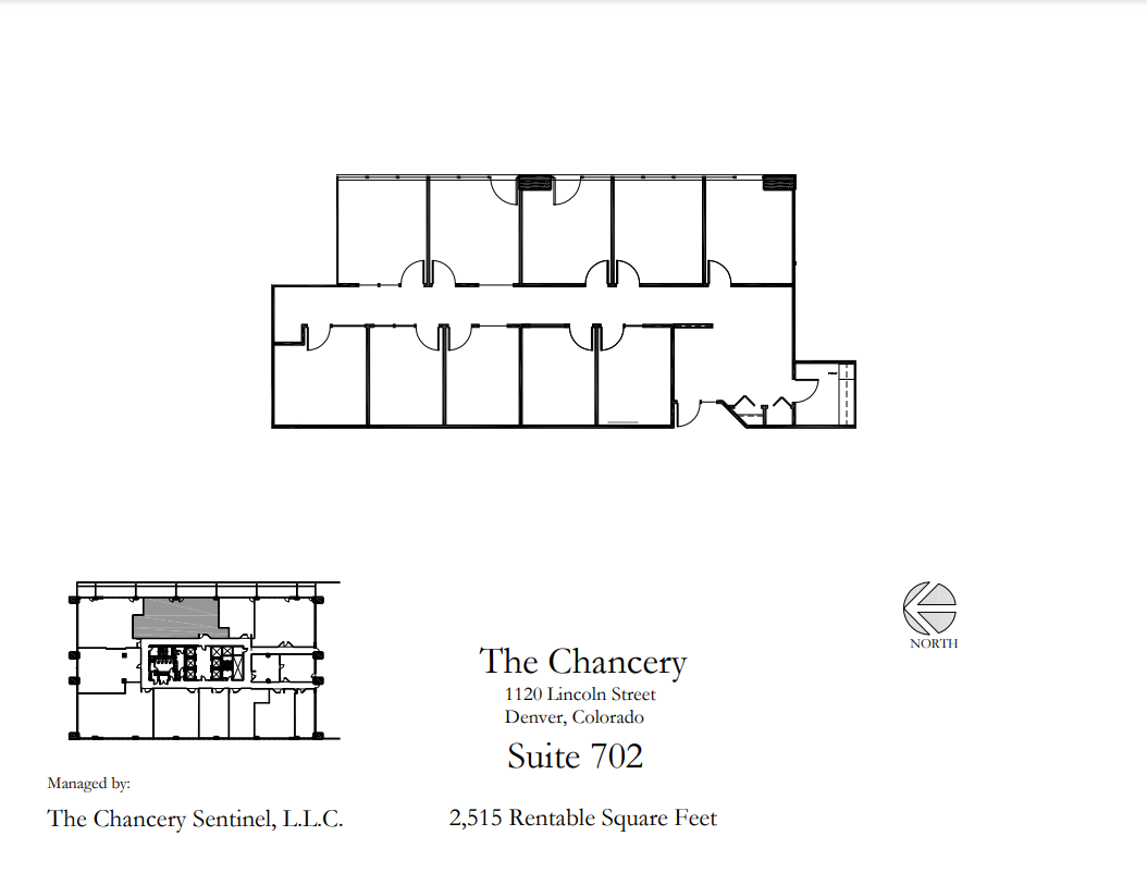 1120 Lincoln St, Denver, CO for lease Floor Plan- Image 1 of 1