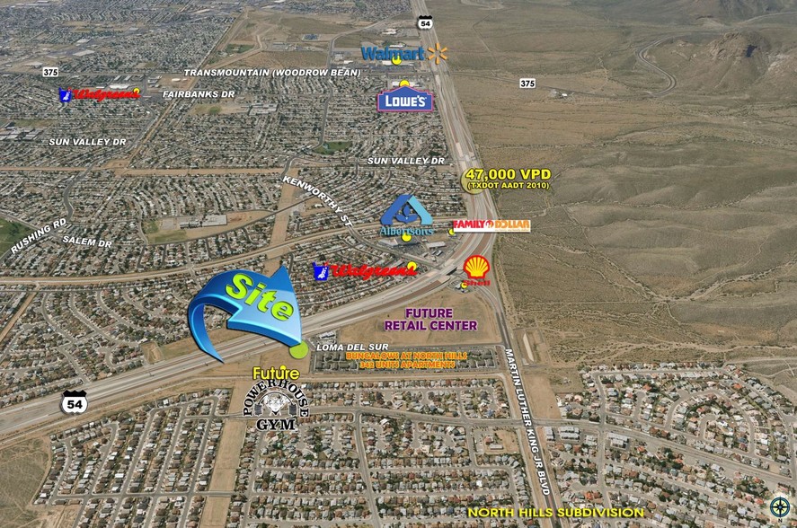 NEQ Loma Del Sur & Hwy 54, El Paso, TX for sale - Primary Photo - Image 1 of 1