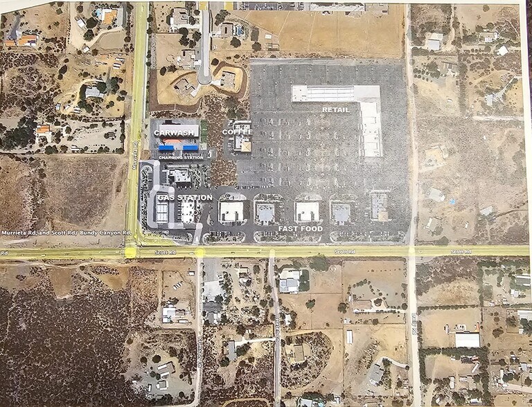 Corner of Scott Rd & Murrieta NE corner rd, Menifee, CA for sale - Building Photo - Image 3 of 8