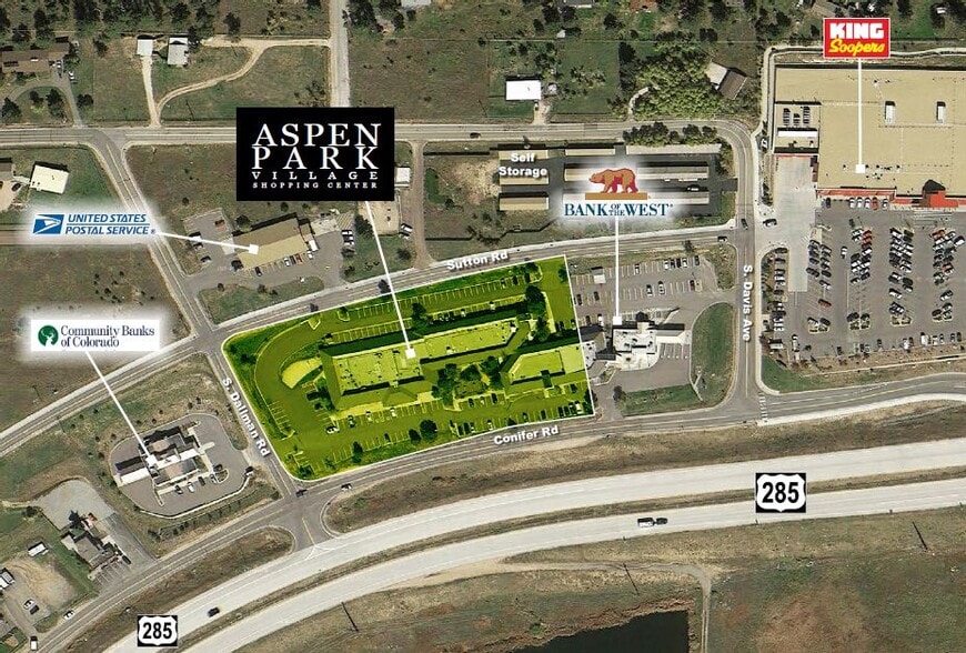 25797 Conifer Rd, Conifer, CO for lease - Aerial - Image 2 of 2