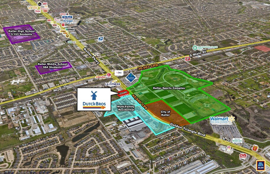 5789 Golden Triangle Blvd, Fort Worth, TX 76244 Dutch Bros Coffee