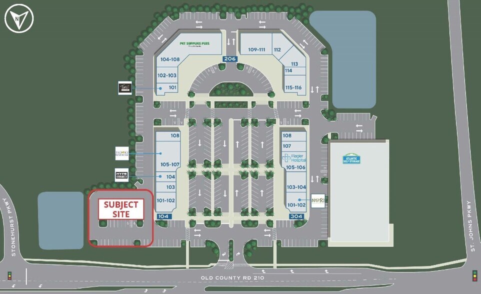 104-304 Ashourian Avenue, Saint Augustine, FL for lease - Building Photo - Image 2 of 3