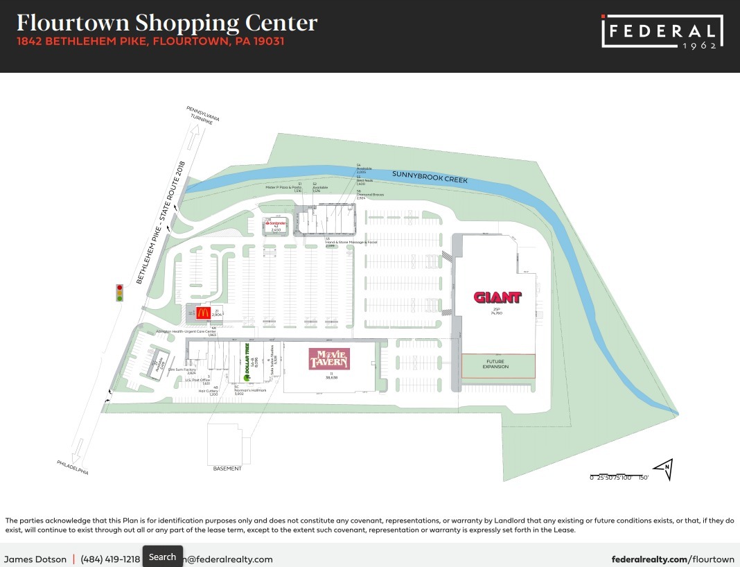 1842 Bethlehem Pike, Flourtown, PA for lease Site Plan- Image 1 of 1