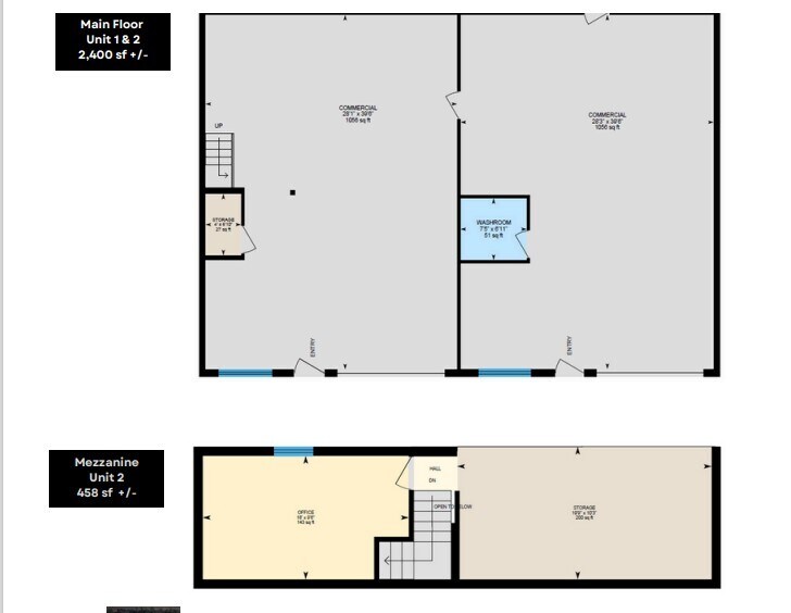 113 William Henderson Dr, Bath, ON K0H 1G0 - Unit 1 & 2 -  - Floor Plan - Image 1 of 1