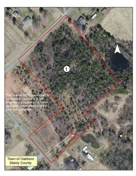 Liberty Hill Church Rd, Oakboro, NC for sale - Primary Photo - Image 1 of 1