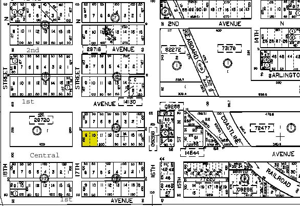 1663 1st Ave S, Saint Petersburg, FL for lease - Plat Map - Image 2 of 36