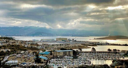 1160 Brickyard Cove Rd, Richmond, CA - AERIAL  map view