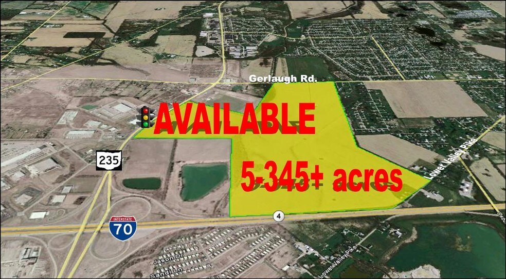11947 Gerlaugh Rd, Medway, OH for sale - Aerial View - Image 1 of 1