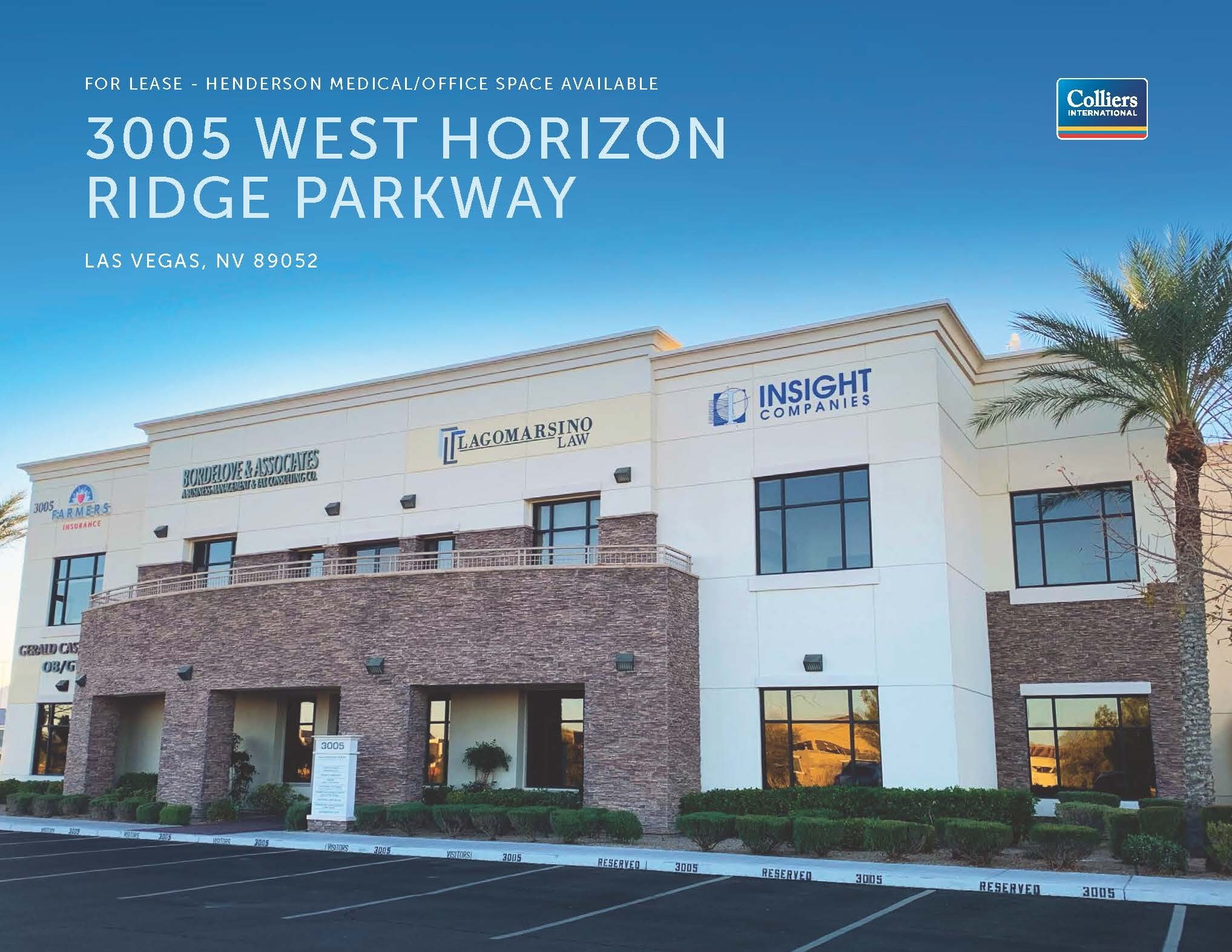 3005 W Horizon Ridge Pky, Henderson, NV 89052 OfficeMedical for Lease