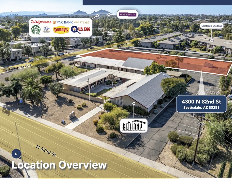 Glenrosa Ave, Scottsdale, AZ for sale - Aerial - Image 3 of 5