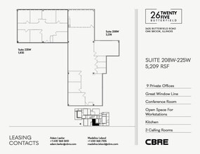 2625 Butterfield Rd, Oak Brook, IL for lease Floor Plan- Image 2 of 2