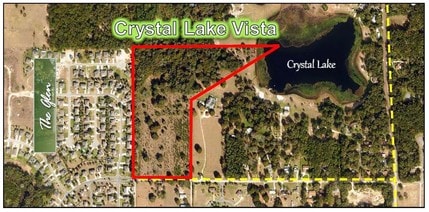 Myrtle Lake Ave, Fruitland Park, FL - AERIAL  map view