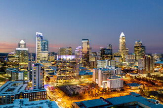 301 S College St, Charlotte, NC - aerial  map view