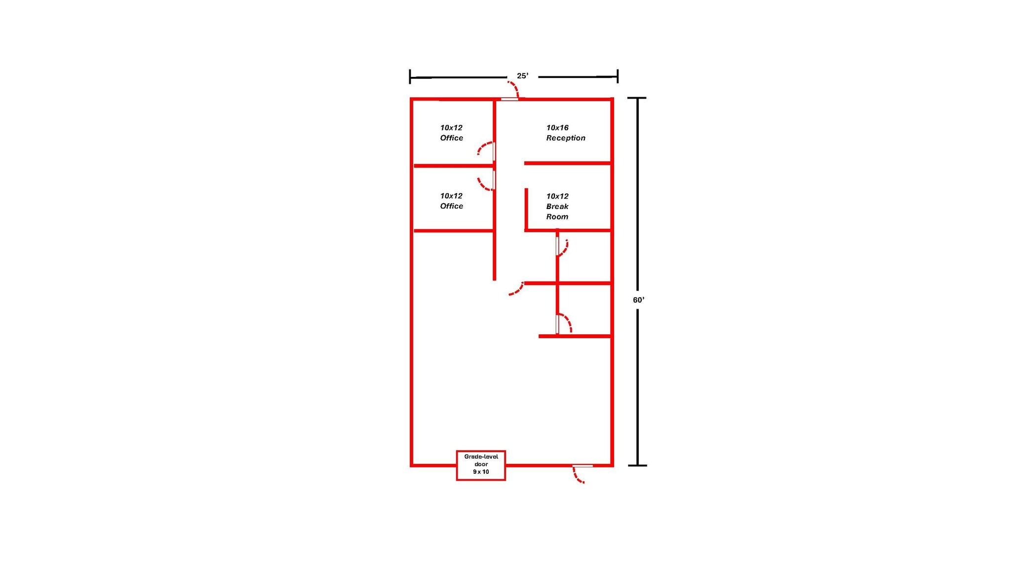222 Ladean Ct, Simpsonville, SC for lease Floor Plan- Image 1 of 1