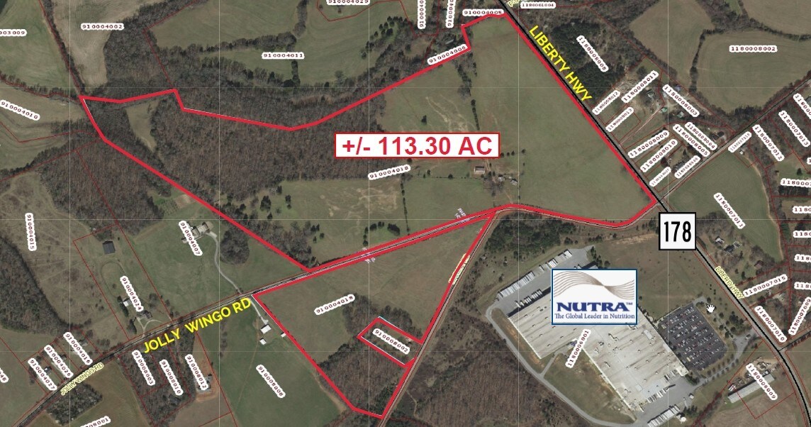 Jolly Wingo Rd, Anderson, SC for sale Aerial- Image 1 of 1