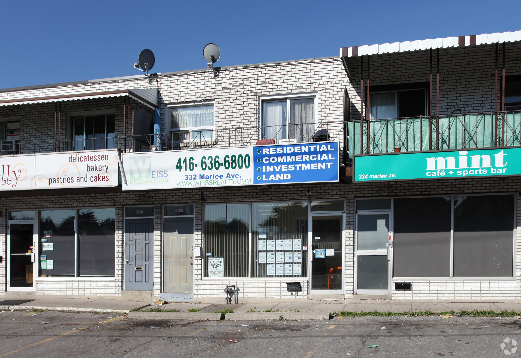 330-332 Marlee Ave, Toronto, ON for lease Primary Photo- Image 1 of 4