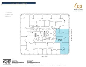 601 Montgomery St, San Francisco, CA for lease Floor Plan- Image 1 of 1