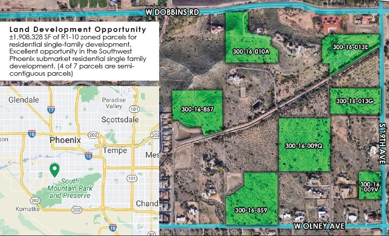 SW 19th Ave & Dobbins Rd, Phoenix, AZ for sale Building Photo- Image 1 of 1