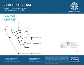 100 W Cypress Creek Rd, Fort Lauderdale, FL for lease Floor Plan- Image 1 of 1