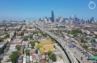 719 18 St, Chicago, IL - aerial  map view - Image1