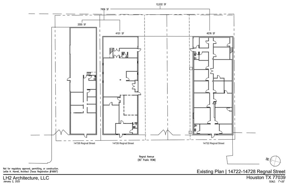 14722 Regnal St, Houston, TX for lease - Site Plan - Image 3 of 3