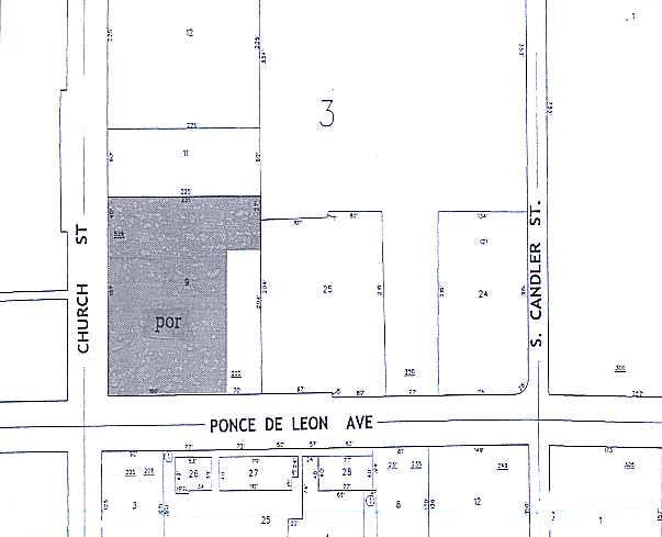 200 E Ponce De Leon Ave, Decatur, GA for lease - Plat Map - Image 3 of 17