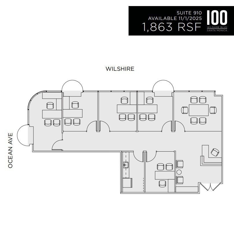100 Wilshire Blvd, Santa Monica, CA for lease Floor Plan- Image 1 of 1