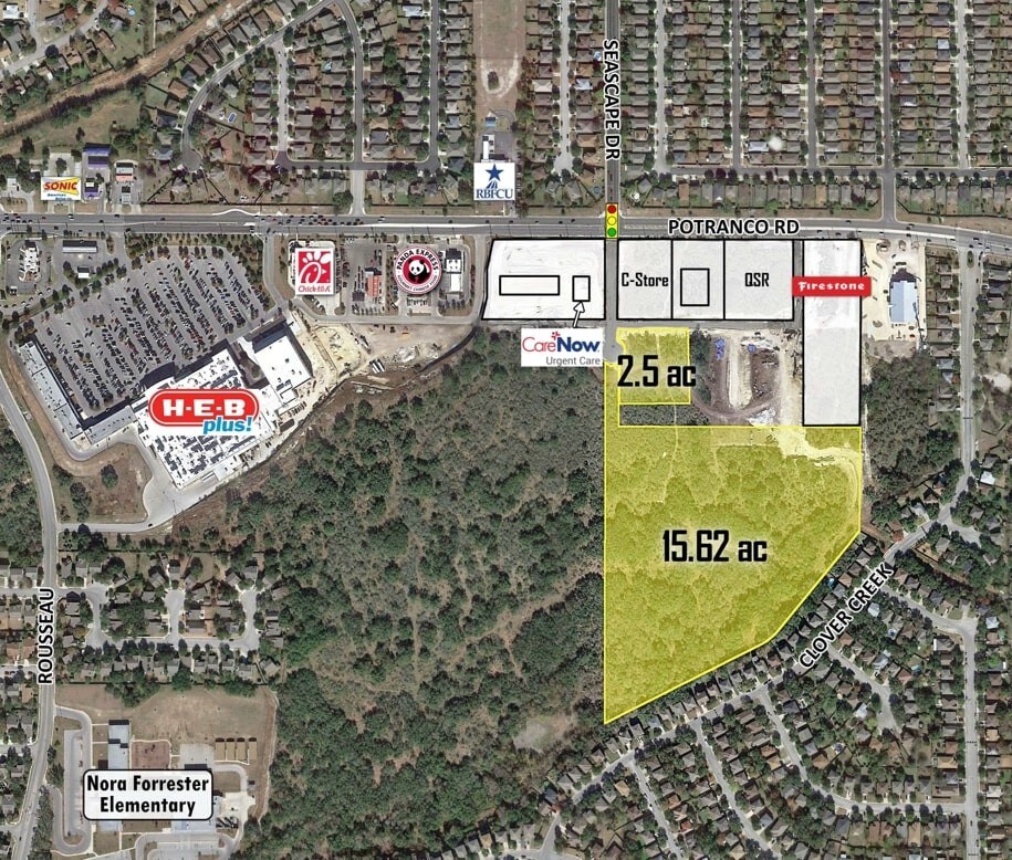 1604 & Potranco Rd, San Antonio, TX 78251 Land Property for Sale