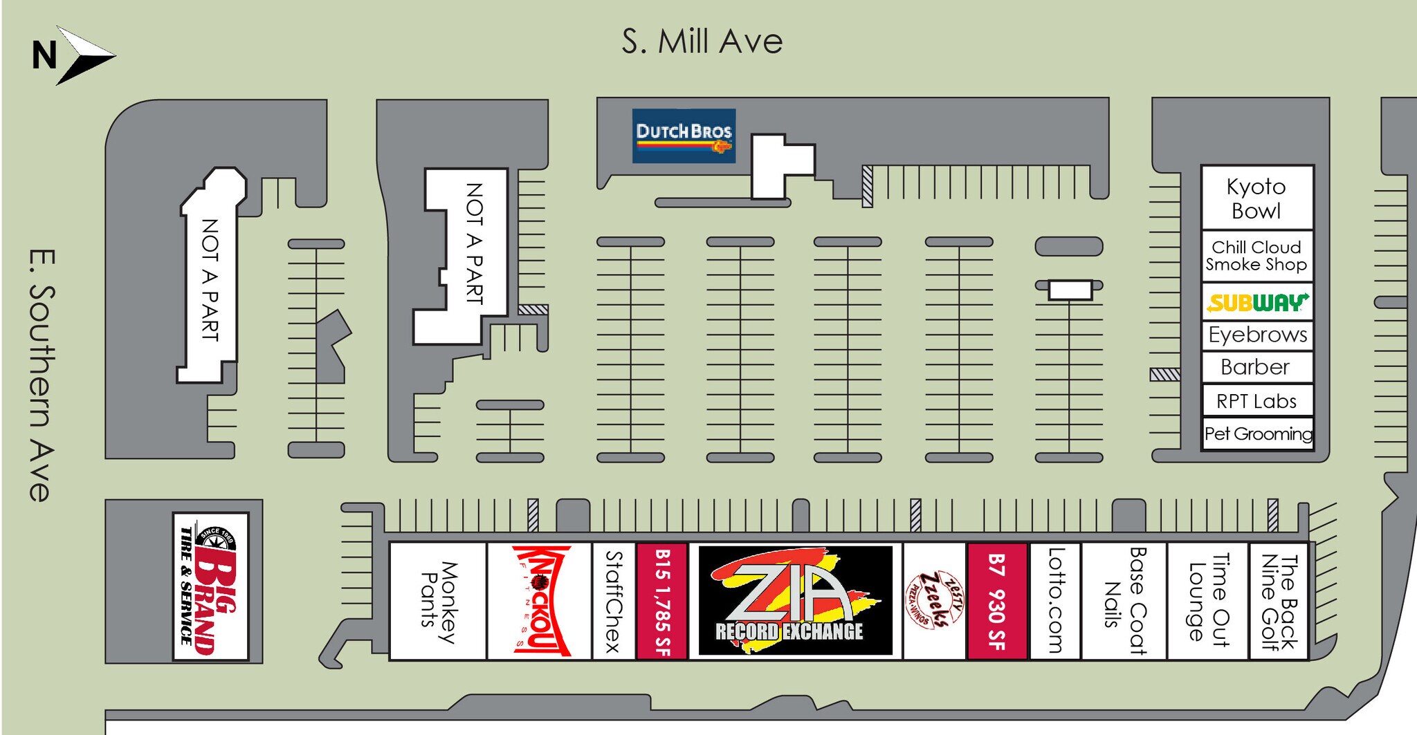 3101-3227 S Mill Ave, Tempe, AZ for lease Interior Photo- Image 1 of 1