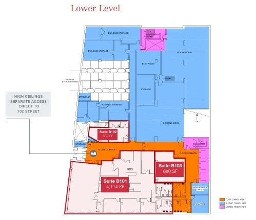 10080 Jasper Ave NW, Edmonton, AB for lease Floor Plan- Image 1 of 1
