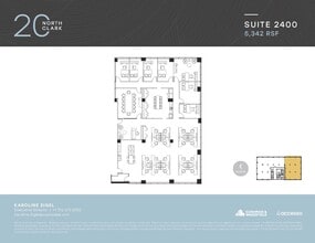 20 N Clark St, Chicago, IL for lease Floor Plan- Image 1 of 2