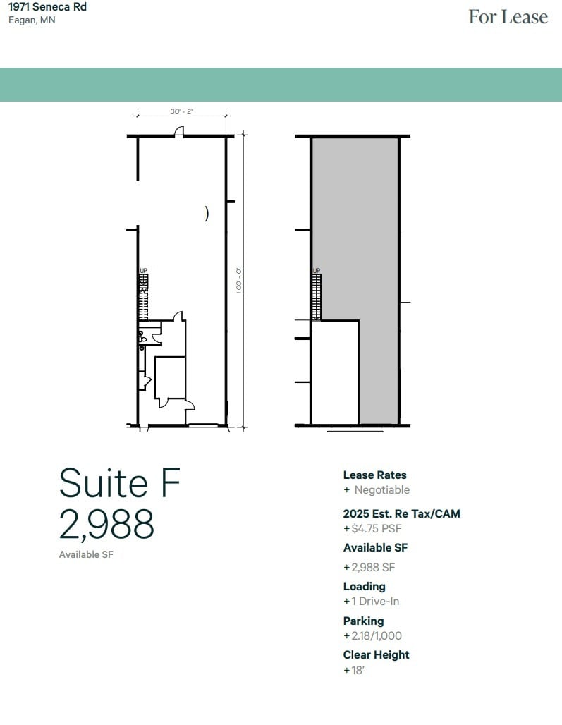 1971 Seneca Rd, Eagan, MN for lease Floor Plan- Image 1 of 1