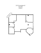 1717 Turning Basin Dr, Houston, TX for lease Site Plan- Image 1 of 1