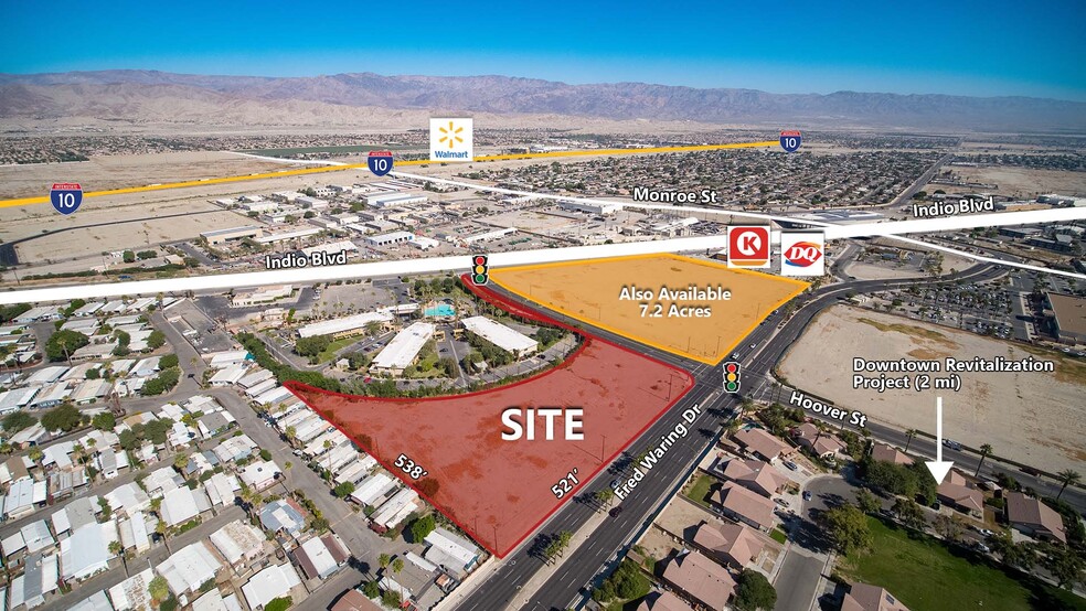 NWC Fred Waring/Hoover, Indio, CA for sale - Building Photo - Image 2 of 3