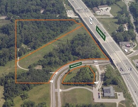 15206 Westfield Blvd, Carmel, IN - AERIAL map view