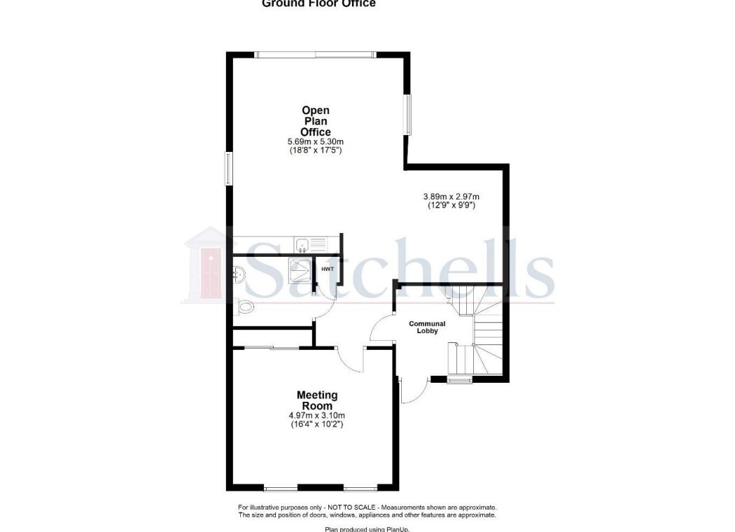 1 Collar Close, Shefford, BDF SG17 5YL - Unit Office 1 -  - Floor Plan - Image 1 of 1