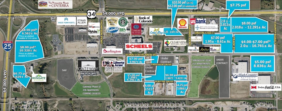 TBD Ronald Reagan Blvd, Johnstown, CO for sale - Site Plan - Image 1 of 1