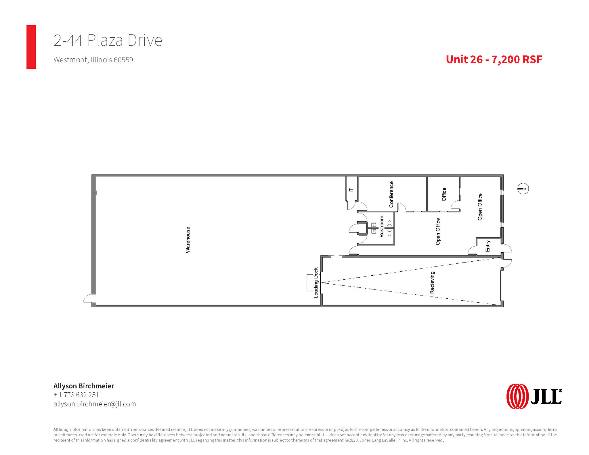 2-44 Plaza Dr, Westmont, IL for lease Floor Plan- Image 1 of 1