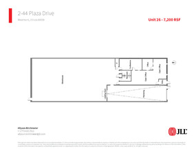 2-44 Plaza Dr, Westmont, IL for lease Floor Plan- Image 1 of 1