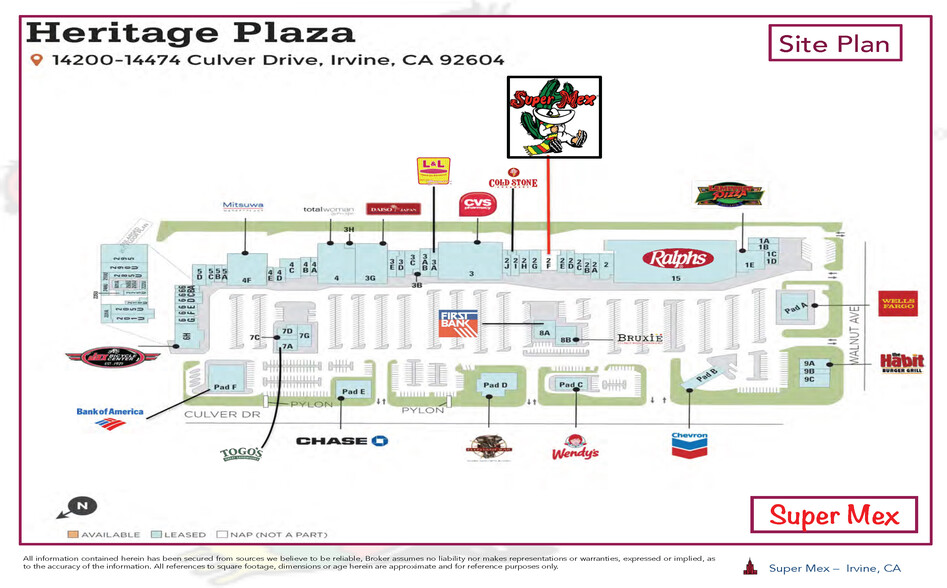 14200-14474 Culver Dr, Irvine, CA for lease - Site Plan - Image 2 of 28