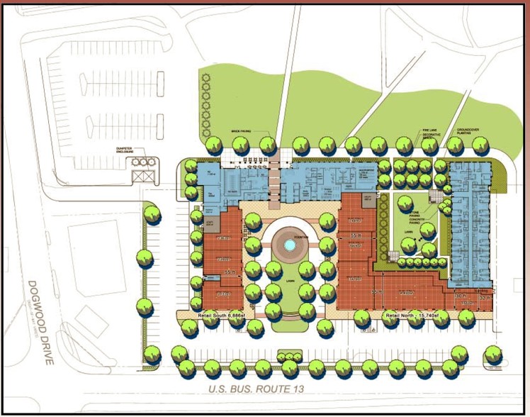 1306 S Salisbury Blvd, Salisbury, MD for lease - Site Plan - Image 3 of 9