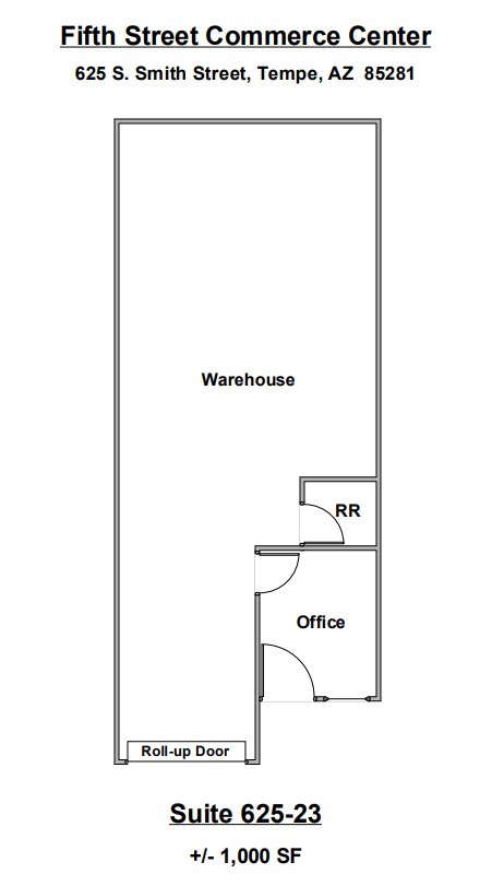 2009 E 5th St, Tempe, AZ for lease Floor Plan- Image 1 of 1