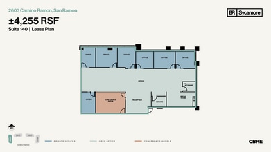 2603-2633 Camino Ramon, San Ramon, CA for lease Floor Plan- Image 1 of 1