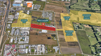 700 St Nazaire Rd, Broussard, LA - aerial  map view - Image1