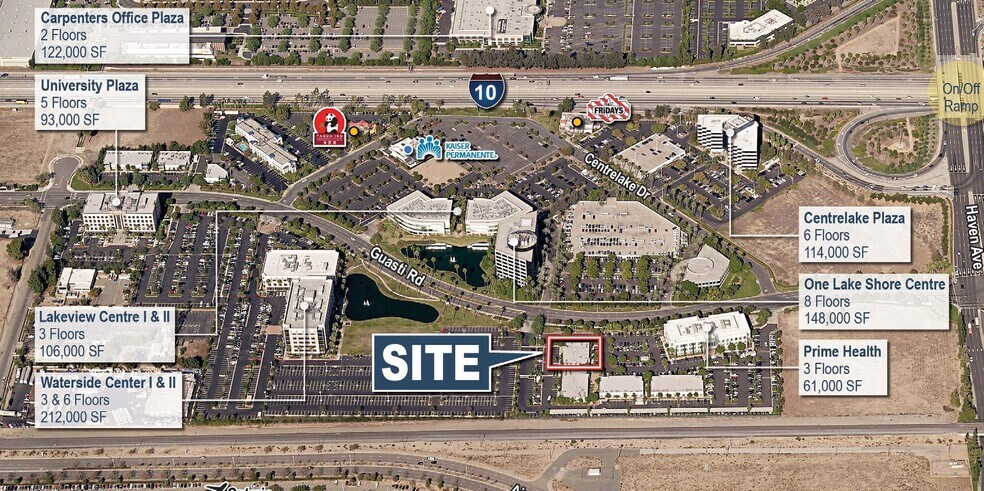 3280 E Guasti Rd, Ontario, CA for lease - Aerial - Image 3 of 4
