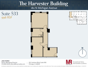 180 N Michigan Ave, Chicago, IL for lease Floor Plan- Image 1 of 4