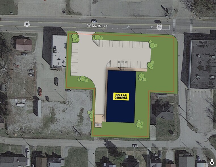 326 MAIN STREET, Ripley, WV 25271 Dollar General