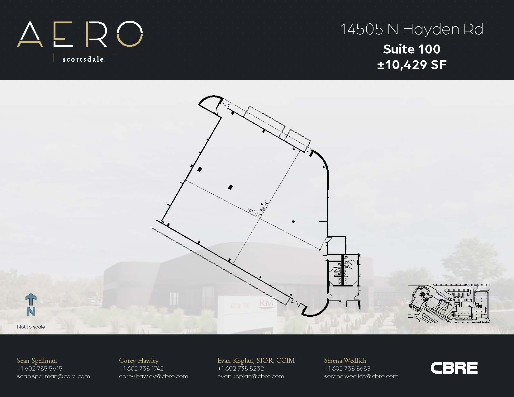 14505 N Hayden Rd, Scottsdale, AZ for lease Floor Plan- Image 1 of 1