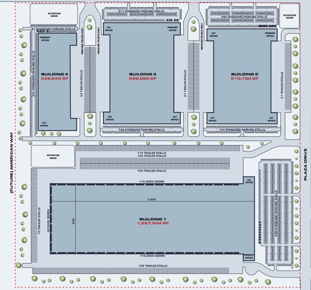 SWC Avenue Plaza Dr, Visalia, CA for lease - Site Plan - Image 2 of 3