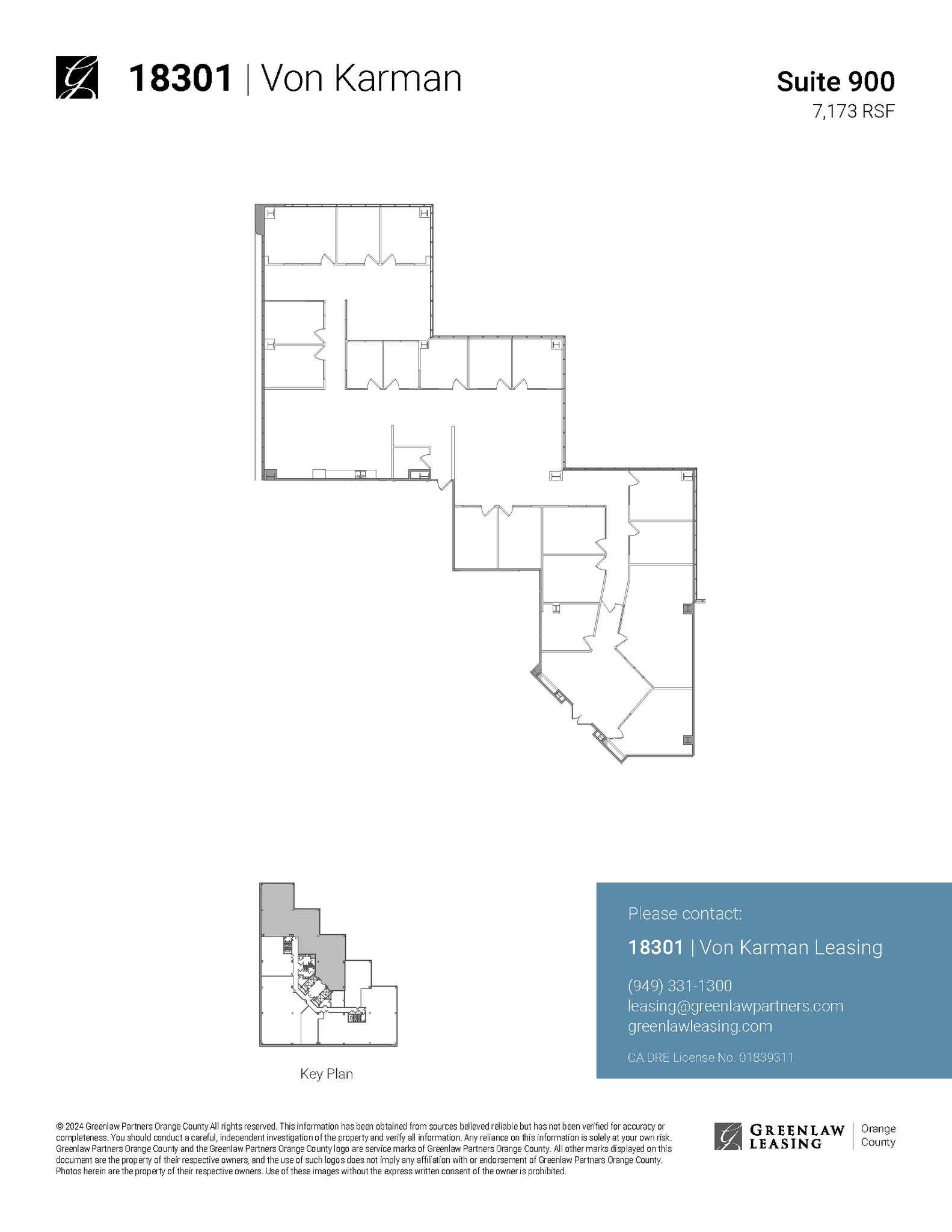 18301 Von Karman Ave, Irvine, CA for lease Floor Plan- Image 1 of 1